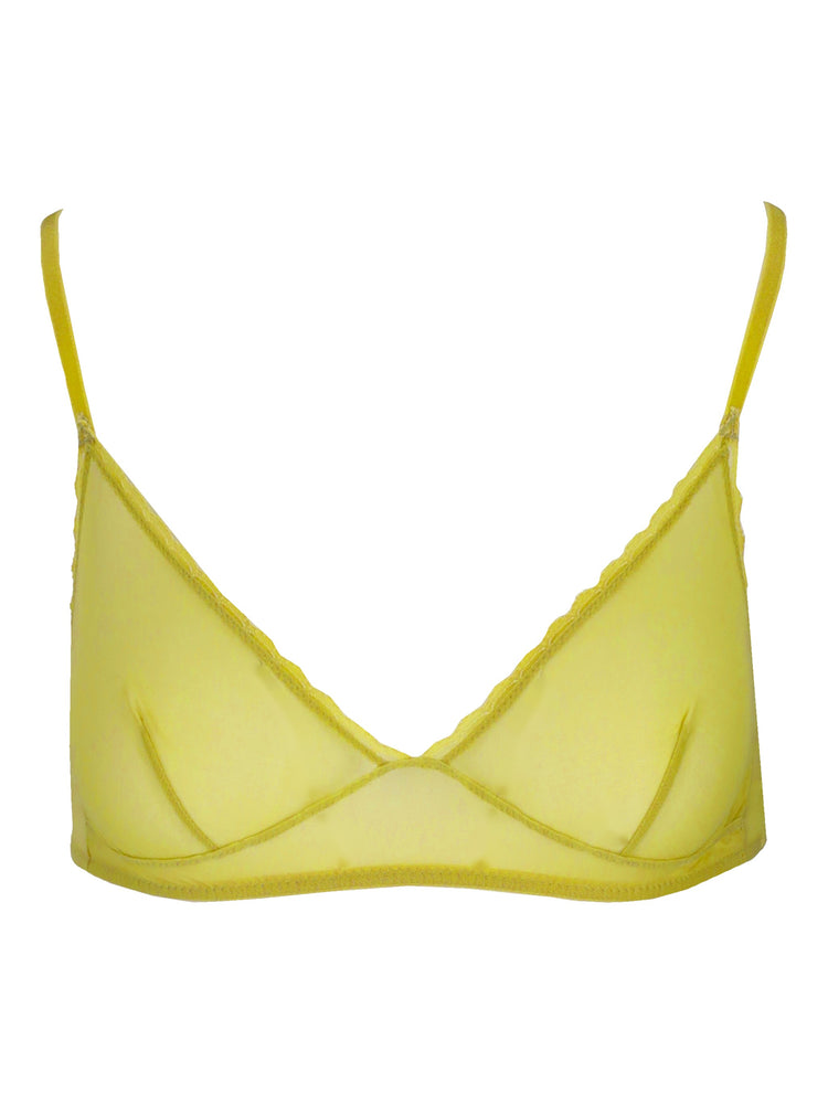 LAURA URBINATI tulle bra vinaccia