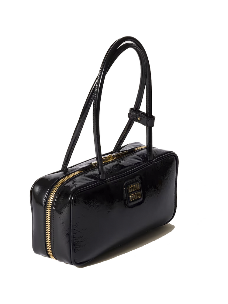 Beau naplak patent leather bag