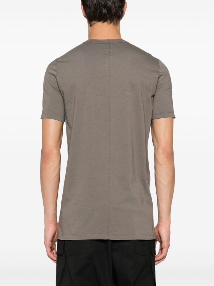 panelled cotton T-shirt