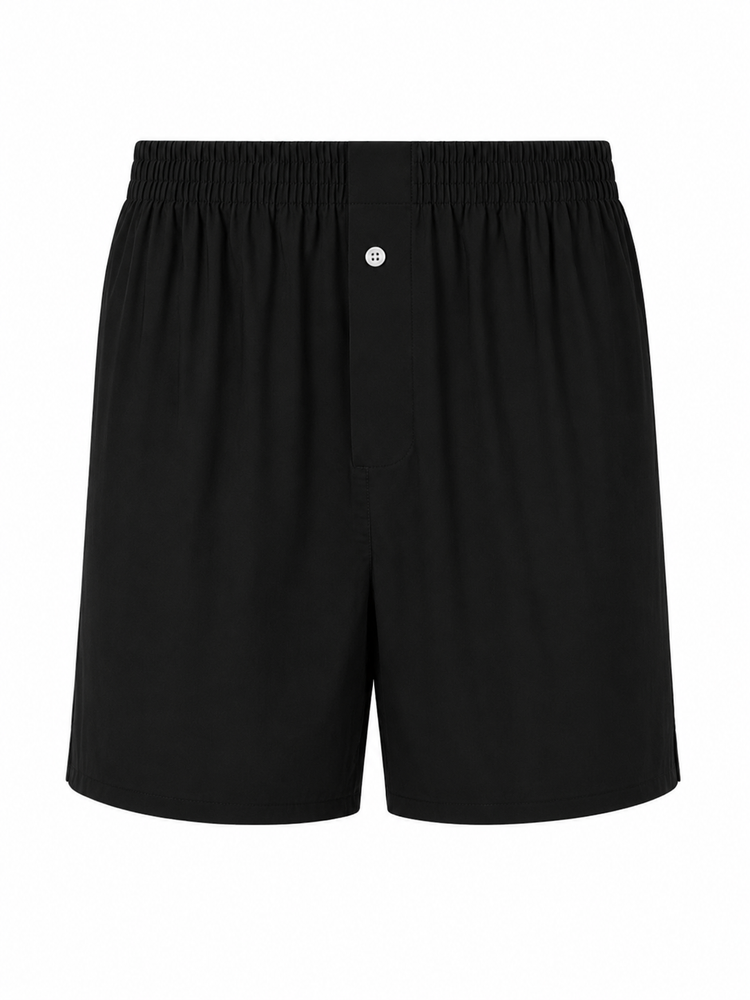 cotton buttoned shorts