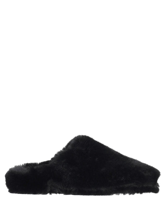 Furry indoor slippers