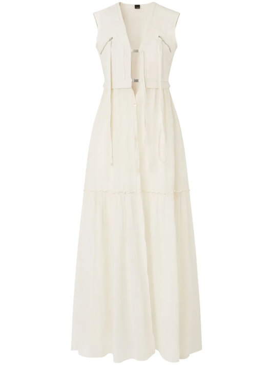 Andres buckled long dress