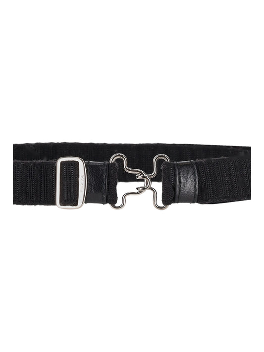 PRADA belt eleastico 2cm black