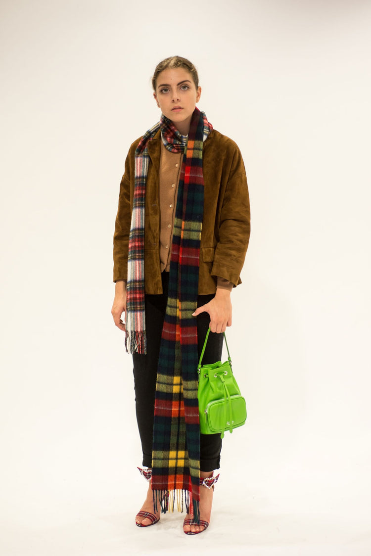 leather satchel bag lime green