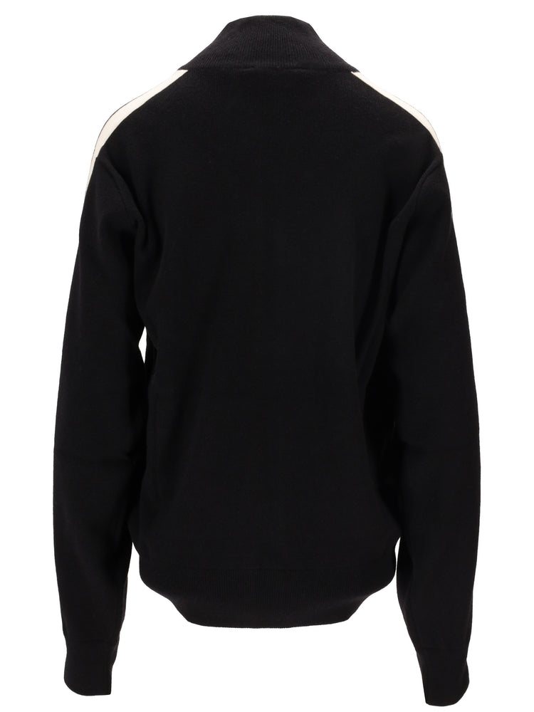 CLASSIC LOGO KNIT TRACK JKT DARK GREY -