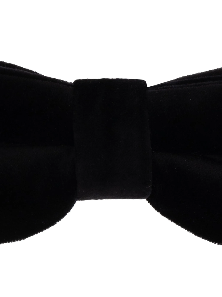 velvet bow tie
