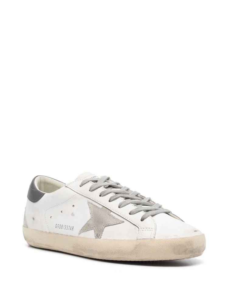 SUPER STAR LEATHER UPPER AND HEEL SUEDE STAR AND SPUR