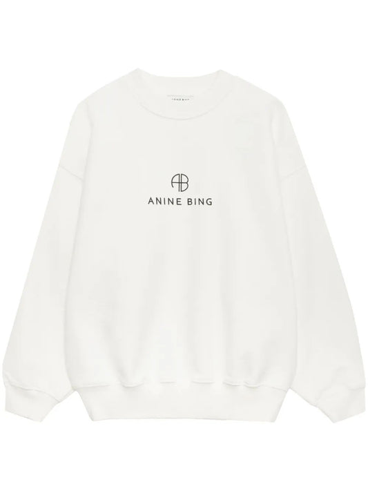 JACI SWEATSHIRT MONOGRAM  IVORY
