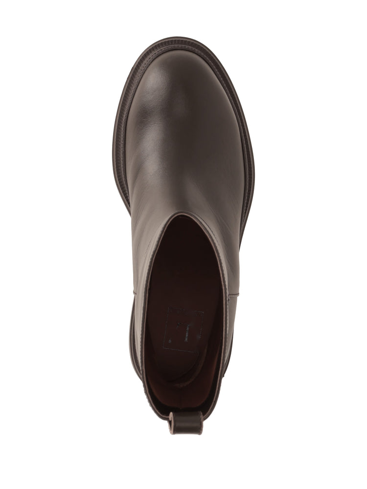 L'AUTRE CHOSE ankle leather boots