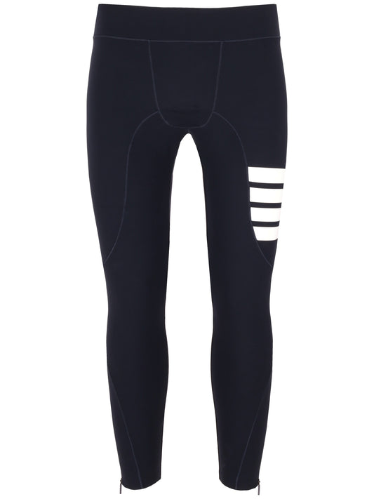 COMPRESSION TIGHTS W/ 4BAR IN POLYAMIDE STRETCH INTERLOCK
