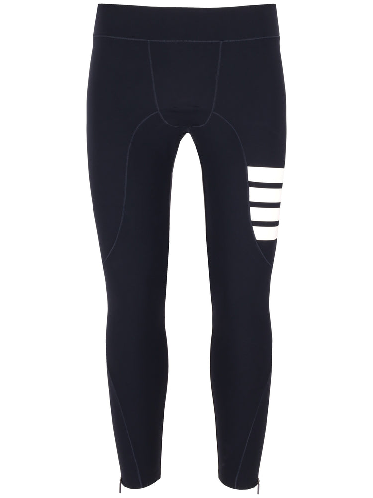 COMPRESSION TIGHTS W/ 4BAR IN POLYAMIDE STRETCH INTERLOCK