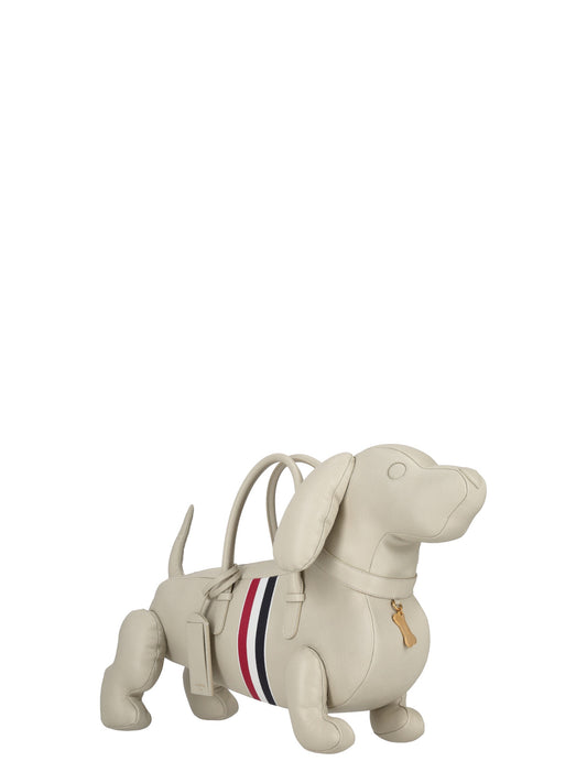 HECTOR BAG W/ RWB STRIPE IN PEBBLE GRAIN LEATHER