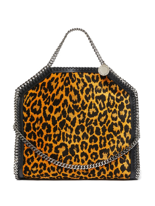 Falabella 3Chain leopard-print tote bag