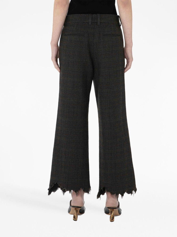 JWAnderson distressed-effect straight-leg trousers