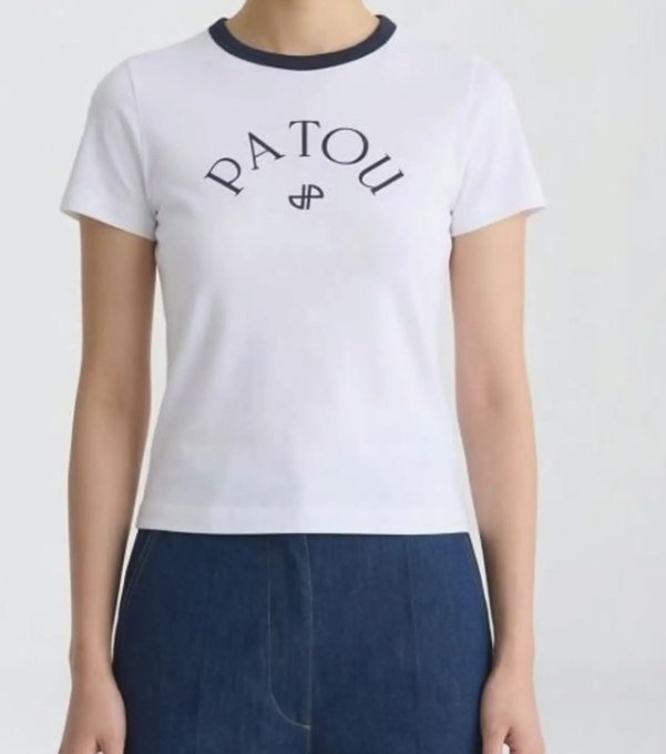 FITTED PATOU JP TSHIRT