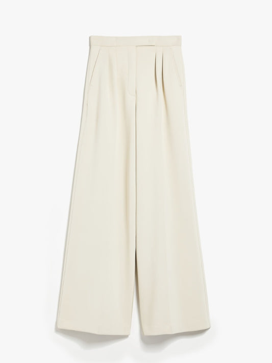 Zinnia scuba jersey flare trousers