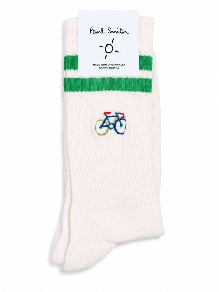 MEN SOCK BIKE EMB