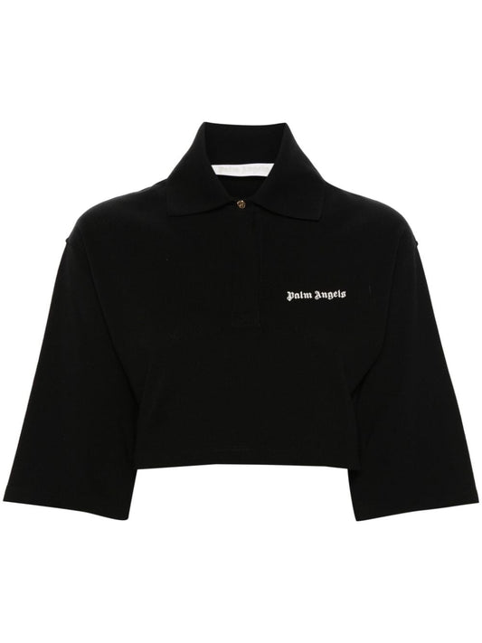 Logo Cropped polo top