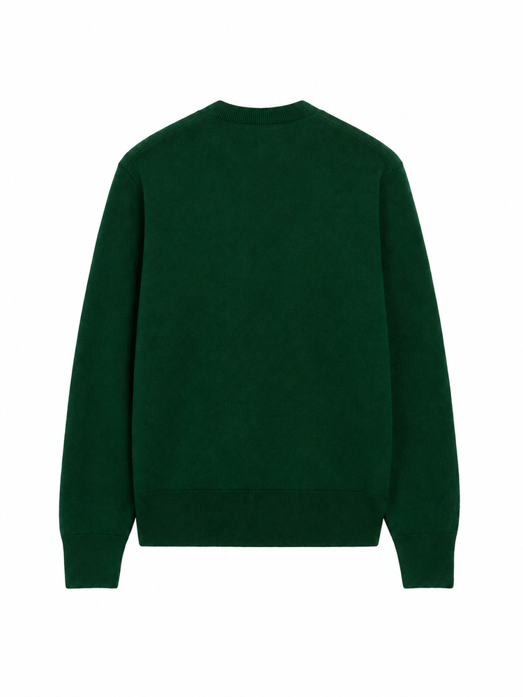 CREWNECK SWEATER WITH AMI DE COEUR