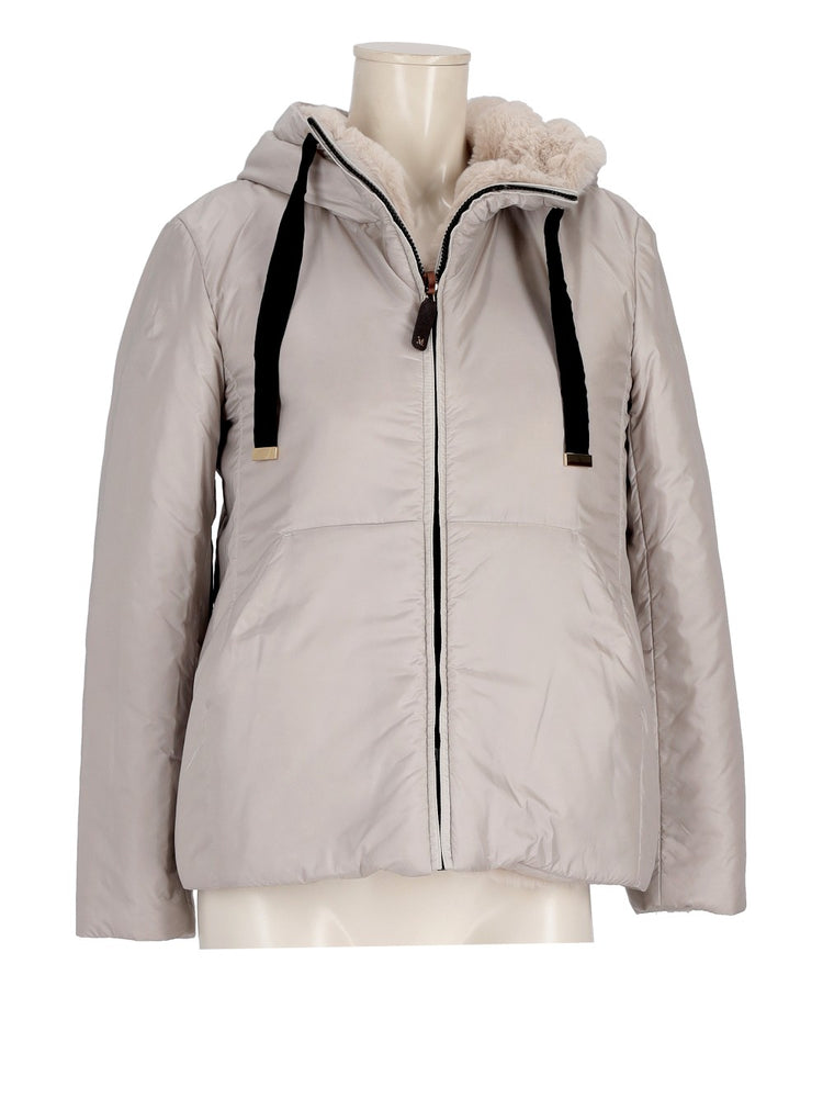 Flinn zipped hooded jacket