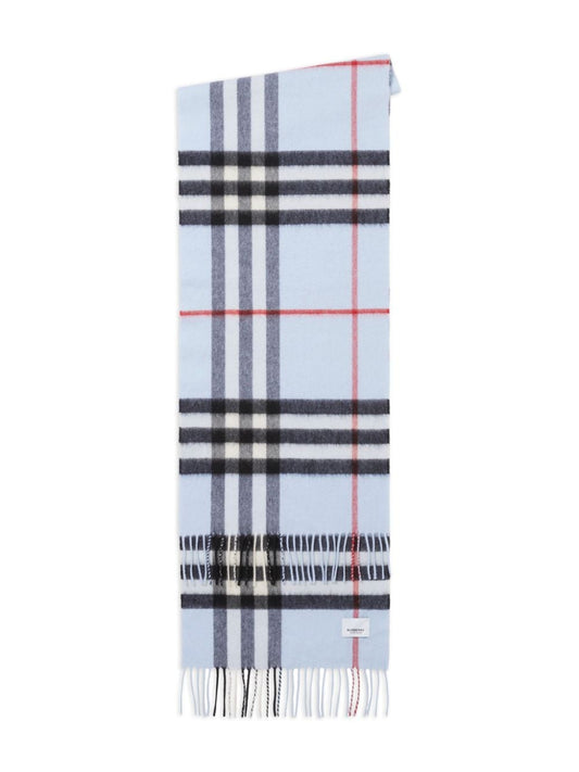 checked cashmere scarf