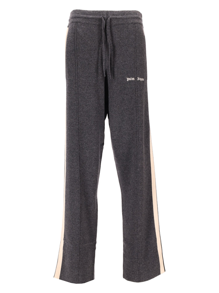 CLASSIC LOGO KNIT TRACK PANTS DARK GREY