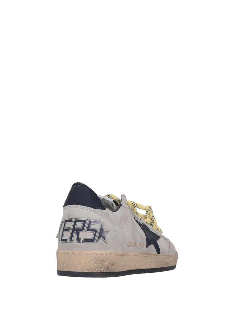 BALLSTAR SUEDE UPPER TOE AND SPUR LEATHER STAR AND HEEL