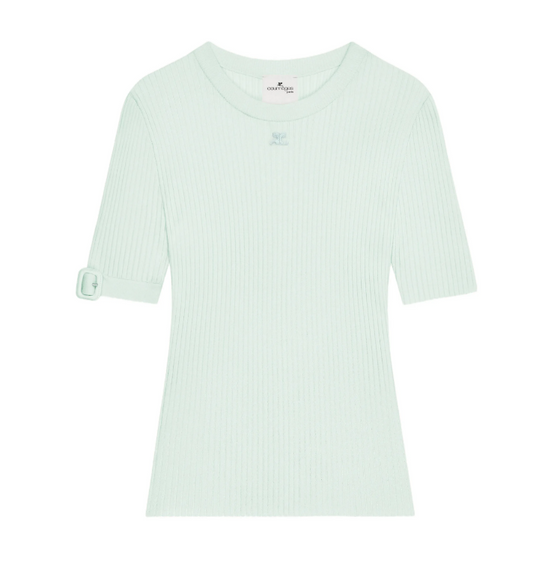 TOP BUCKLE RIB KNIT
