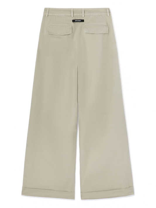 GB Label wide-leg trousers