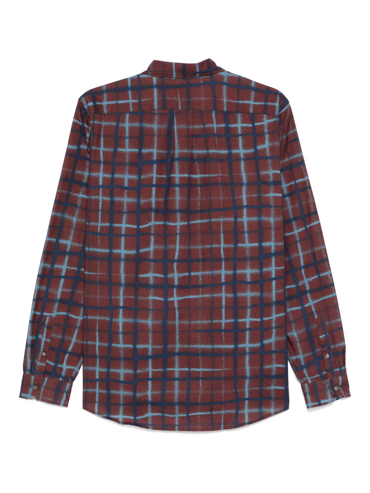 check-pattern shirt