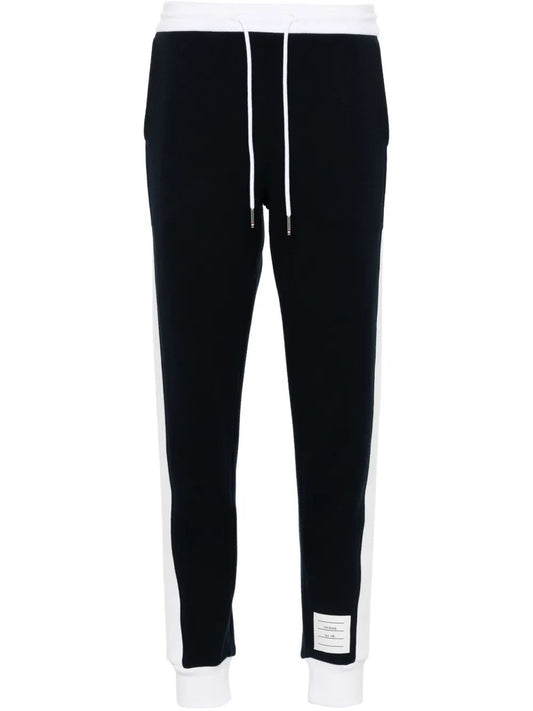 SWEATPANTS W/ ENGINEERED 4 BAR IN COLOR BLOCKED SOLID CLASSIC LOOPBACK JERSEY