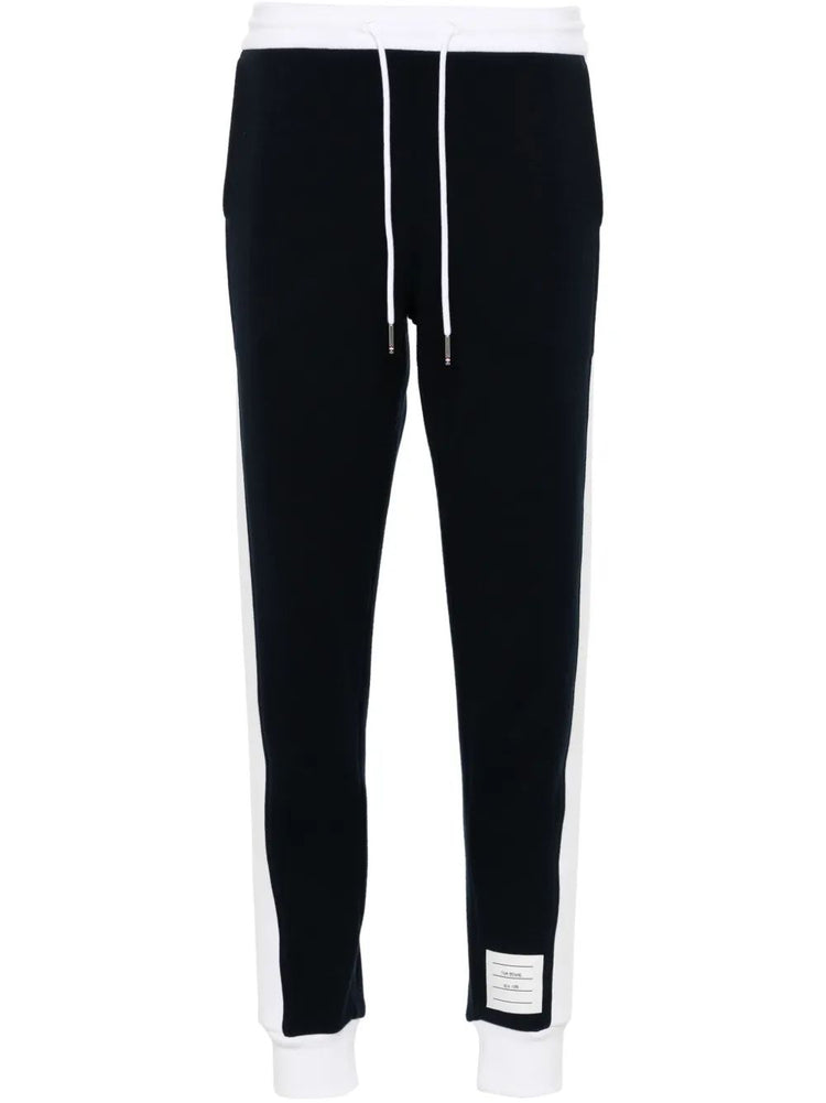 SWEATPANTS W/ ENGINEERED 4 BAR IN COLOR BLOCKED SOLID CLASSIC LOOPBACK JERSEY