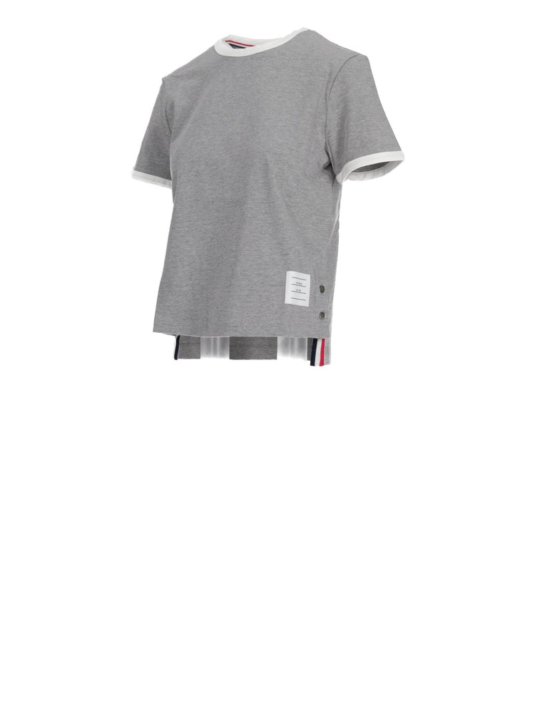 SHORT SLEEVE RINGER TEE IN MEDIUM WEIGHT JERSEY