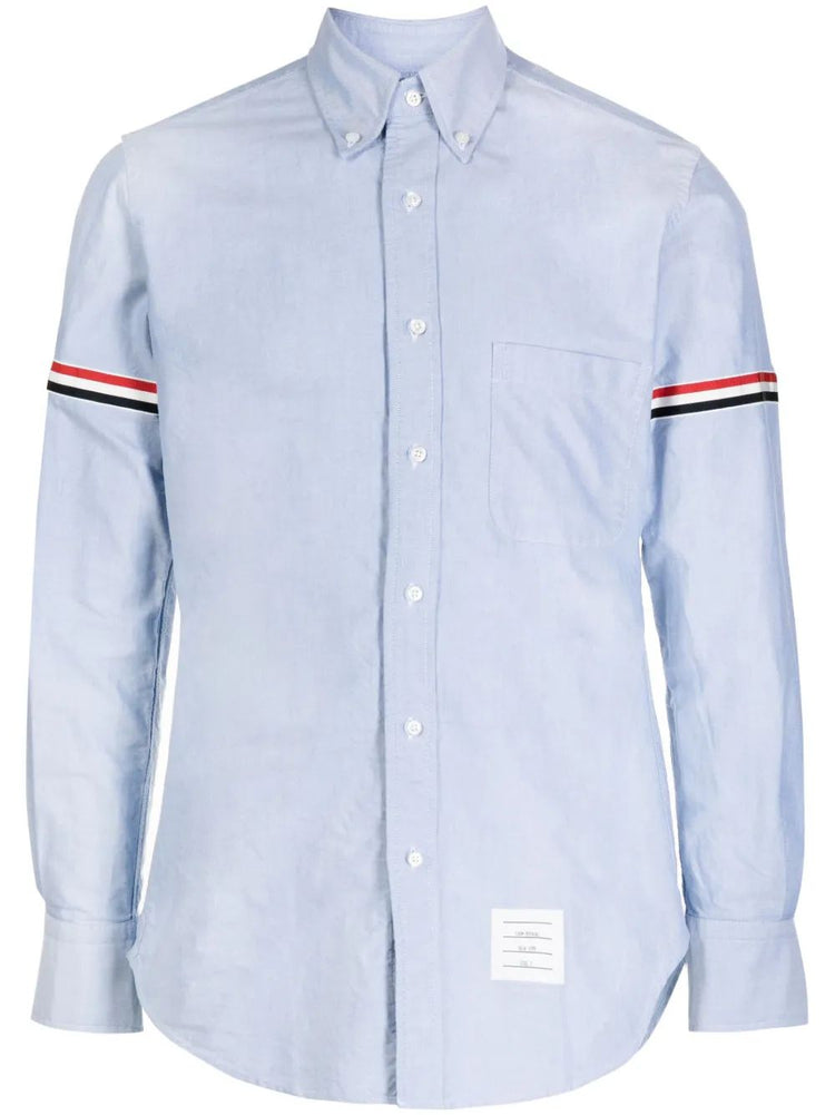 grosgrain-armband Oxford shirt