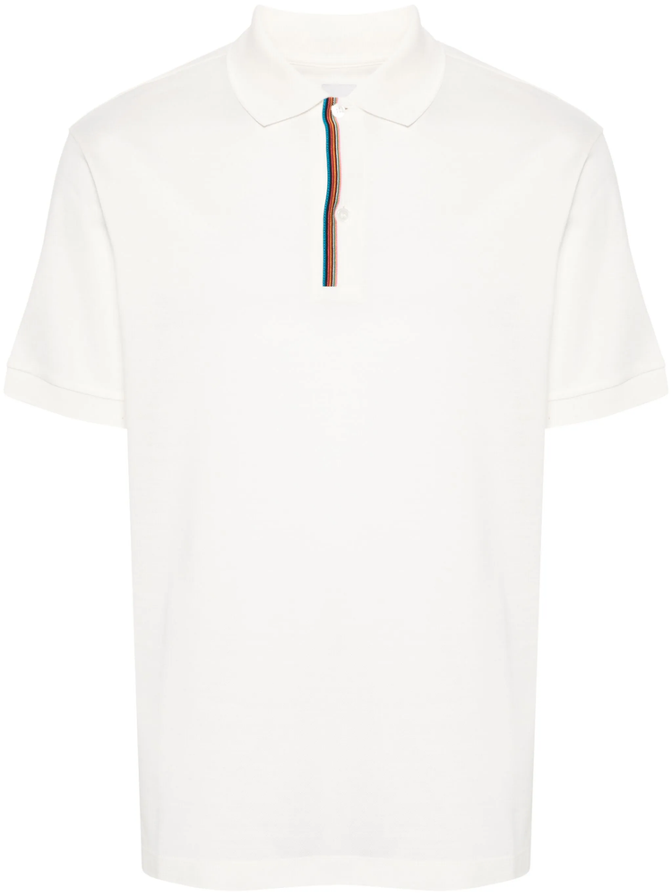 Signature Stripe-trim polo shirt