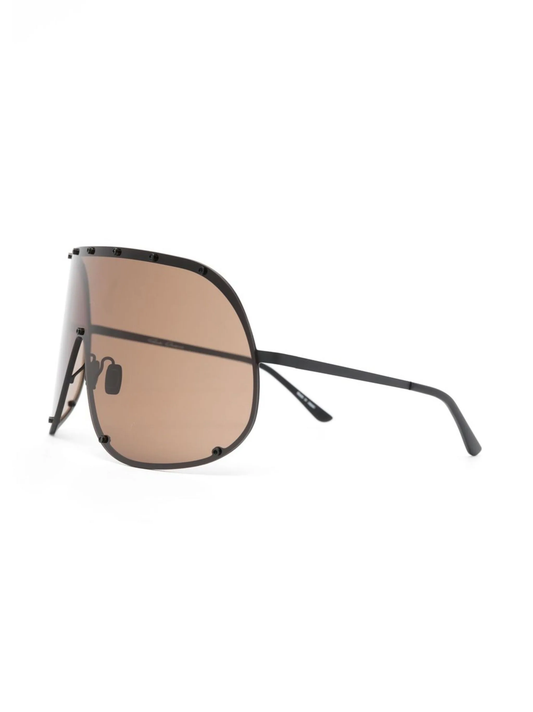 Shield oversized-frame sunglasses