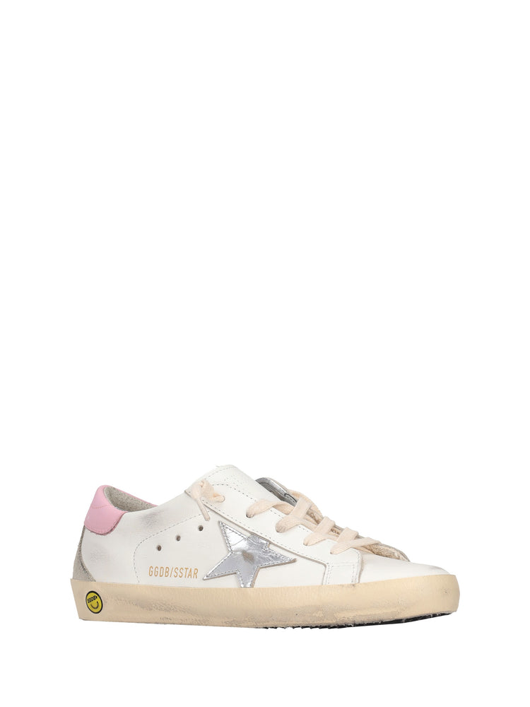 SUPER-STAR LEATHER UPPER AND HEEL LAMINATED STAR SUEDE SPUR