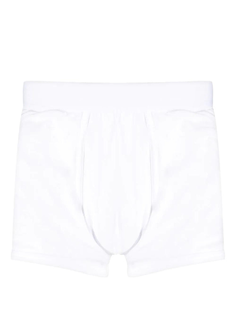 melange-jersey cotton boxers