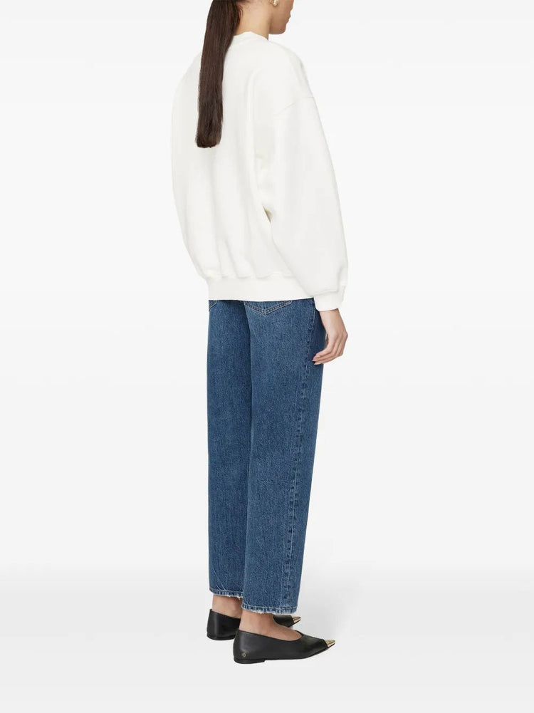 JACI SWEATSHIRT MONOGRAM  IVORY