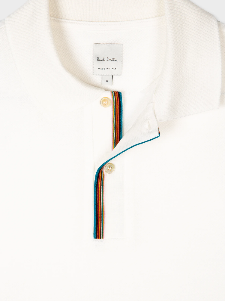 Signature Stripe-trim polo shirt