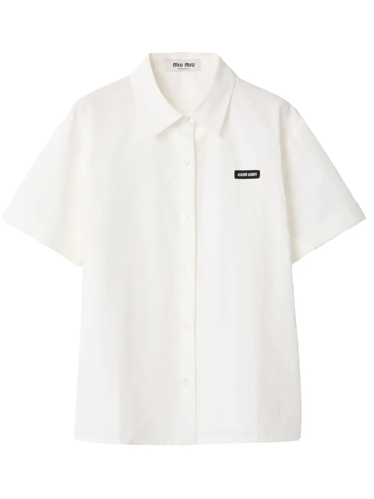 slubbed poplin shirt