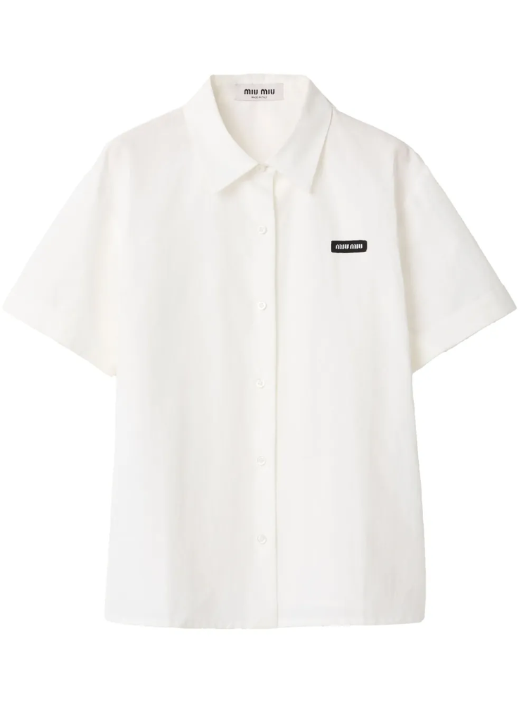 slubbed poplin shirt