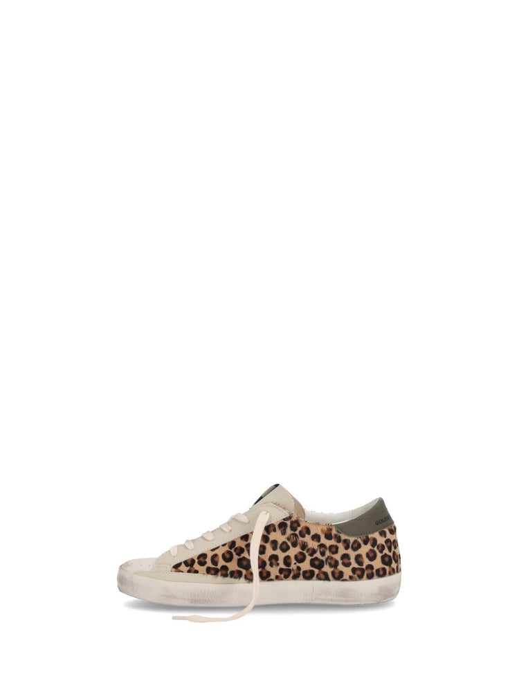 SUPER-STAR CLASSIC WITH LIST HORSY UPPER FABRIC TOE LAMINATED STAR LEATHER HEEL