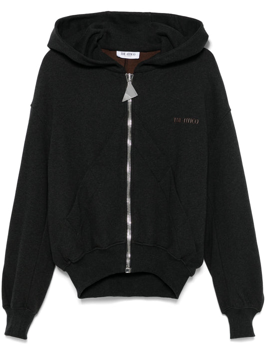 logo-appliqué hoodie