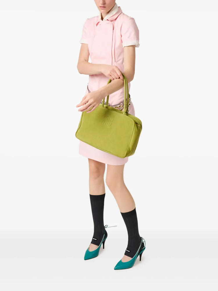 Beau suede tote bag