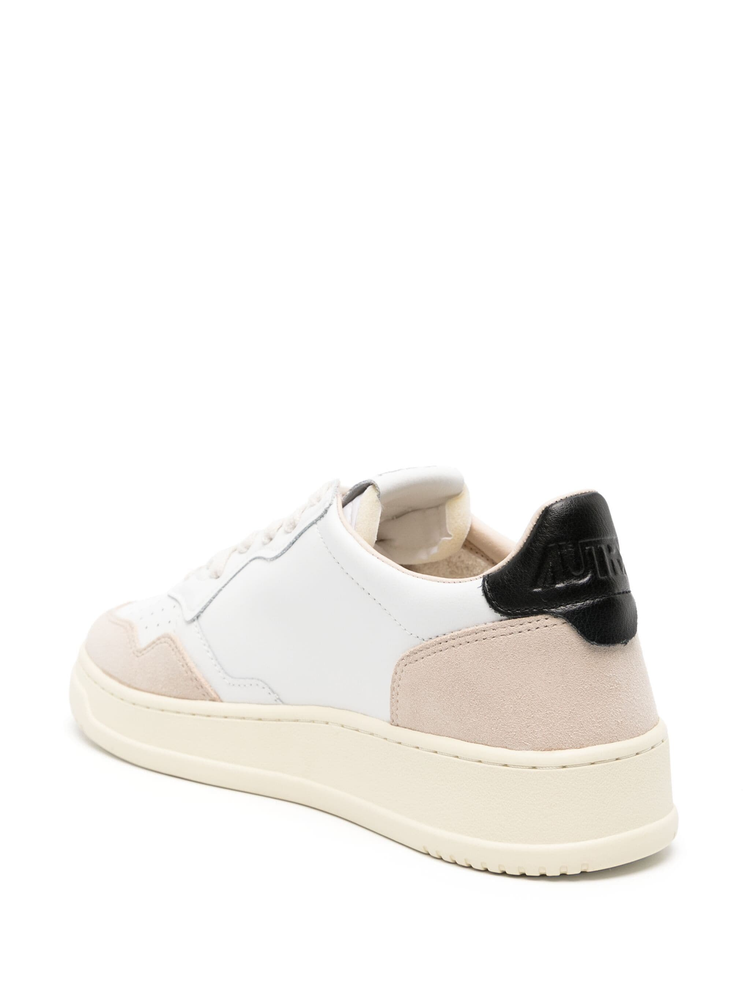 Medalist suede-panel sneakers