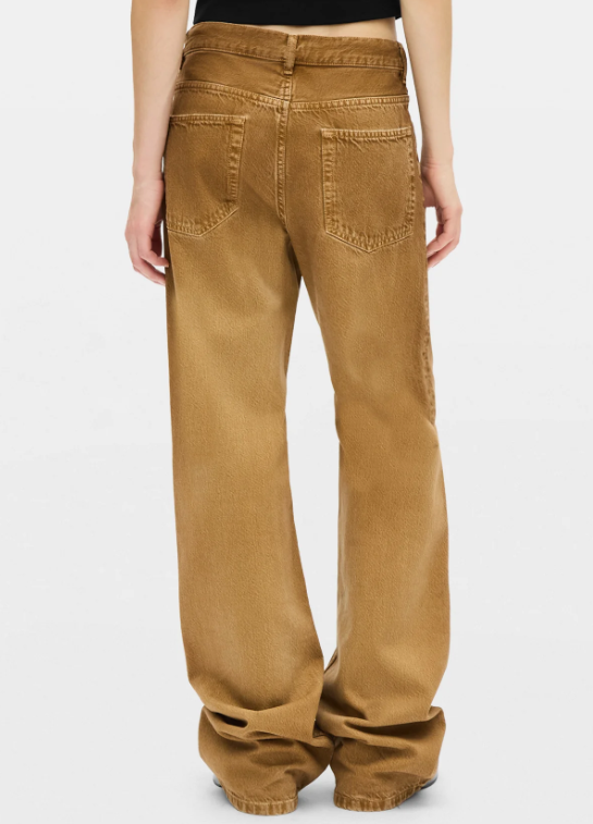 GENOVEVA 5-POCKETS RELAXED FLARED TROUSERS SUNFADE