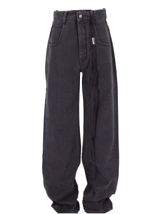 CLAIRE 5-POCKETS COMFORT TROUSERS FADED DENIM