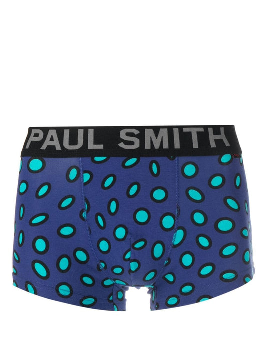 PAUL SMITH logo-waistband polka-dot briefs