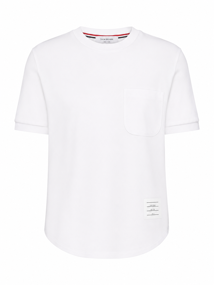 SHORT SLEEVE TEE IN COTTON MILANO